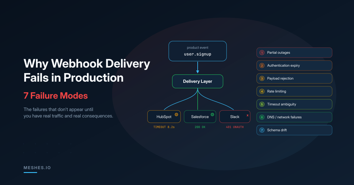 Why Webhook Delivery Fails in Production
